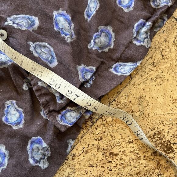 Todd Snyder Floral Camp Collar Tencel Short Sleeve Button Up Shirt Medium - Picture 6 of 6